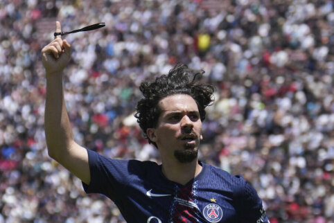 PSG saugas Vitinha i&scaron;rei&scaron;kė nuomonę apie i&scaron;kovotą Čempionų lygos triumfą