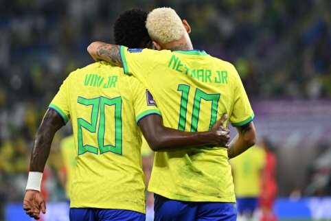 Pasaulio čempionato dvikova: Brazilija prie&scaron; Maroką (tiesioginės rungtynės)