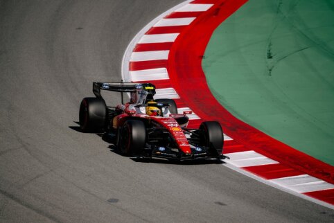 Pirmoji pergalė su &bdquo;Ferrari&ldquo;: L. Hamiltonas laimėjo Barselonos GP