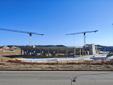Nacionalinio stadiono statybos pasiekė istorinį etapą