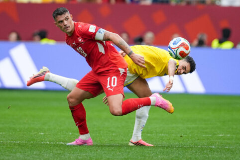 &Scaron;veicarija spindėjo baudinių serijoje (11 m) &ndash; pateko į PČ ketvirtfinalį