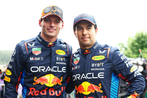 S. Perezas atvirauja: būti Maxo komandos draugu &bdquo;Red Bull&ldquo; komandoje &ndash; blogiausias darbas Formulėje-1