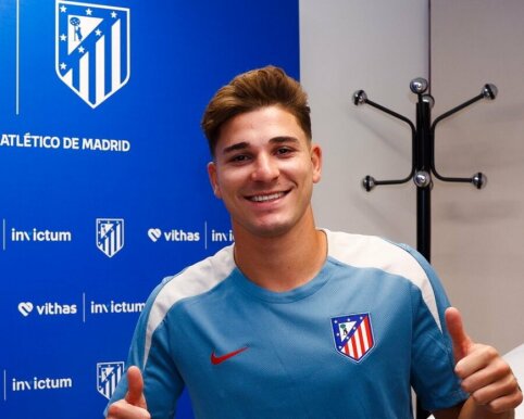 J. Laporta pakomentavo &bdquo;Atl&eacute;tico&ldquo; generalinio direktoriaus teiginius dėl J. Alvarezo