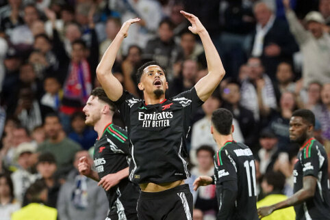 &bdquo;Arsenal&ldquo; kurį laiką i&scaron;sivers be W. Saliba