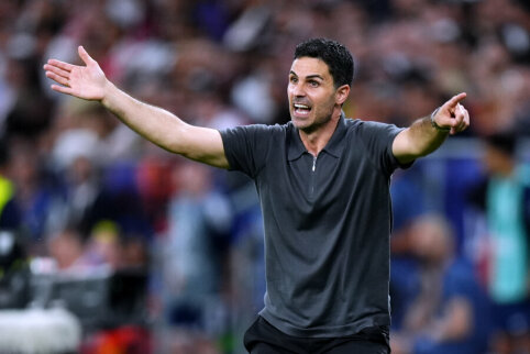 M. Arteta: Ketiname kitą sezoną kovoti dėl visų titulų