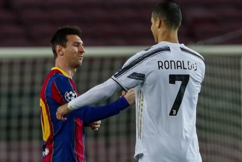 Po liūdno L. Messio įra&scaron;o socialiniuose tinkluose &ndash; C. Ronaldo i&scaron;rei&scaron;kia palaikymą: &bdquo;Daug stiprybės!&ldquo;