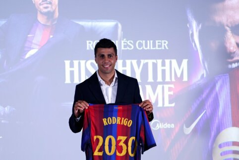 Rodri: Barcelona buvo mano vienintelė pirmoji pasirinktis