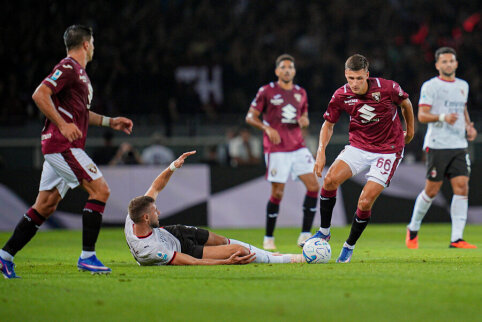 G. Gineitis atliko produktyvų perdavimą, tačiau &bdquo;AC Milan&ldquo; palaužė &bdquo;Torino&ldquo;