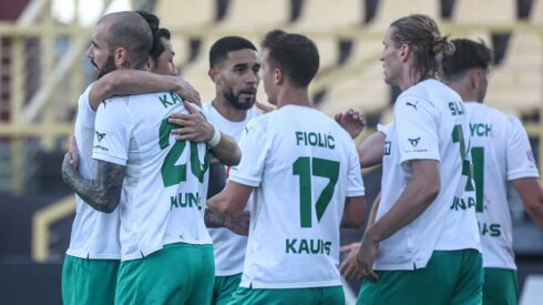 &bdquo;Kauno Žalgiris&ldquo; įveikė &bdquo;&Scaron;iaulius&ldquo; &ndash; pirmą kartą klubo istorijoje LFF taurės finale