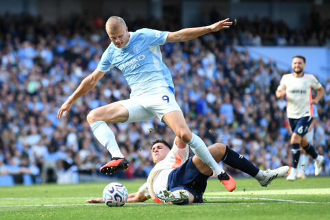 E. Haalando įvartis nulėmė &bdquo;Man City&ldquo; trečiąją pergalę
