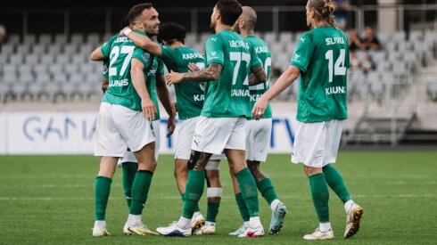 TOPLYGOS lyderių dvikovoje Kauno Žalgiris be gailesčio įveikė Sūduvą