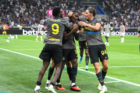 Inter įveikė Udinese dramati&scaron;kame a&scaron;tuonių įvarčių mače