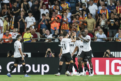 Valencia galų gale i&scaron;kovojo pirmąją &scaron;io sezono pergalę