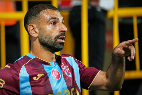 M. Salah pelnė tris įvarčius, &bdquo;Trabzonspor&ldquo; sutriu&scaron;kino &bdquo;Galatasaray&ldquo;
