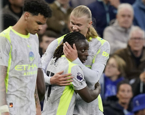B. Brobbey'o hat-trickas nepakako, kad &bdquo;Sunderland&ldquo; įveiktų &bdquo;Manchester City&ldquo;