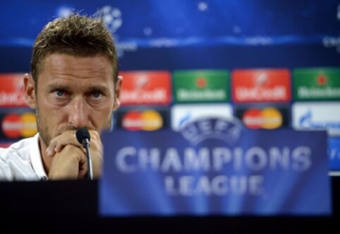 F. Totti: būdamas 48-erių sulaukiau kelių pasiūlymų grįžti į aik&scaron;tę