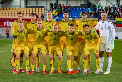 Lietuvos rinktinė, pelniusi du įvarčius, pergalingai startavo Tautų lygoje