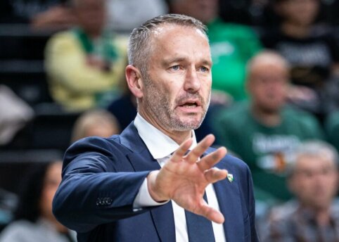 T. Masiulis po Belgrado pergalės: &bdquo;Pirmoje pusėje padarėme per daug lengvų ta&scaron;kų&ldquo;