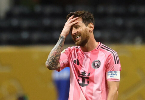 L. Messi įmu&scaron;ė įvartį, tačiau Majamio &bdquo;Inter&ldquo; patyrė pralaimėjimą