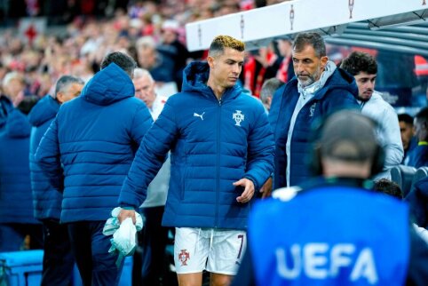 C. Ronaldo pasitraukė i&scaron; Portugalijos rinktinės