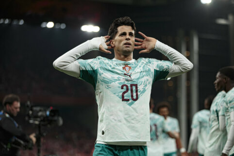 Be C. Ronaldo &ndash; pergalė: Portugalija svečiuose įveikė Daniją