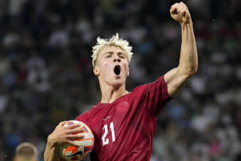 R. Hojlundas &scaron;ventė C. Ronaldo stiliumi ir pastūmė portugalų trenerį