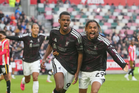 &bdquo;Liverpool&ldquo; i&scaron;vykoje nugalėjo &bdquo;Brentford&ldquo;