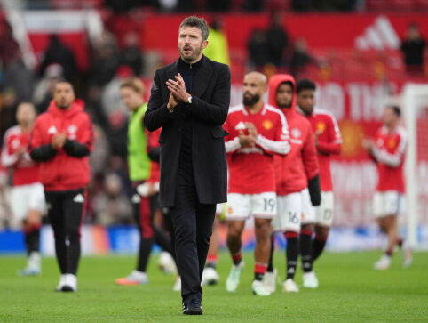 Ai&scaron;ki &bdquo;Man Utd&ldquo; sirgalių pozicija: M. Carrickui &ndash; palaikymas, žaidėjams &ndash; &scaron;vilpimas