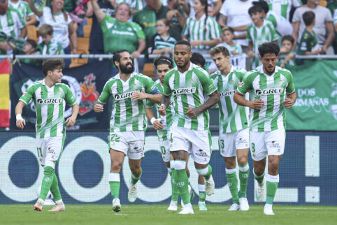 &bdquo;Real Betis&ldquo; Ispanijoje ir toliau demonstruoja puikią formą sezono metu
