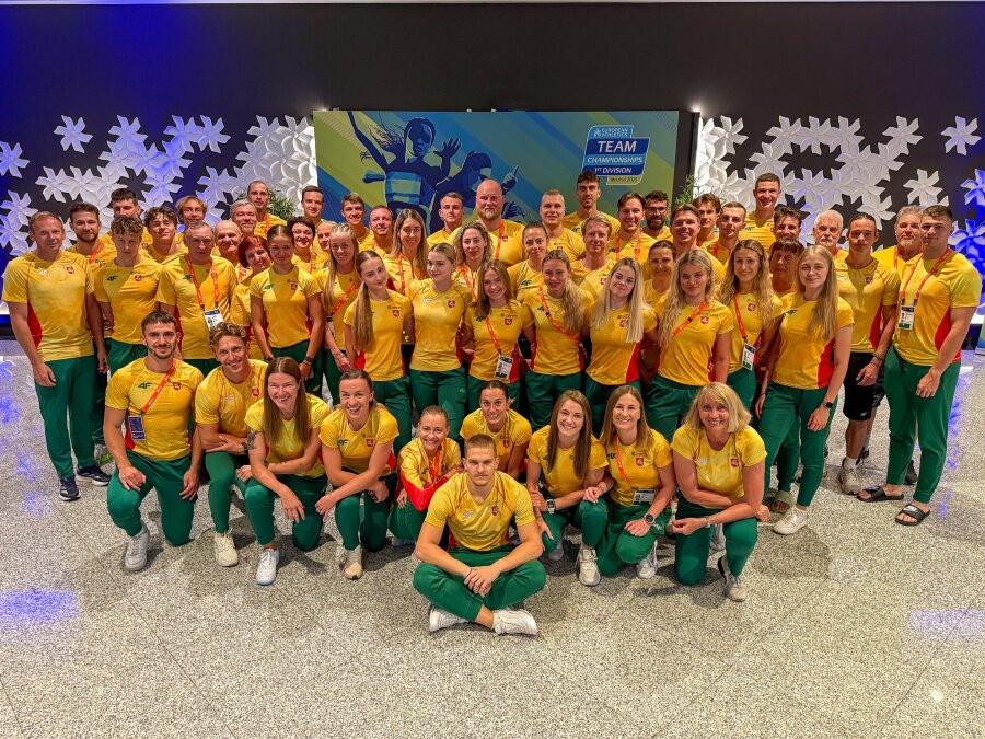 Lietuvos lengvosios atletikos rinktinė iškrito į 2-ą Europos čempionato divizioną