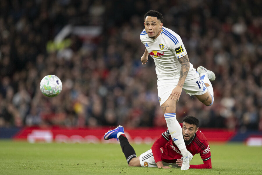 &bdquo;Leeds&ldquo; i&scaron;vykos rungtynėse įveikė &bdquo;Man Utd&ldquo;